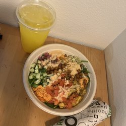 Hummus Republic - Build Your Bowl and Tumeric Ginger Lemonade!