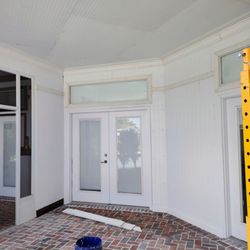 Rasta”s Renovations - Exterior siding 
Stacked crown moulding 
Window and door trim 
Base boards and panel ceilings