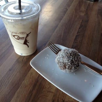 Crave Coffee Bar - Iced Chai with a delicious sweet treat @ Crave - Coffee & Tea Near Me - Tucson, Arizona