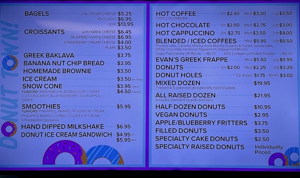 Menu photo 4 Donut Town - Highland Highland, CA