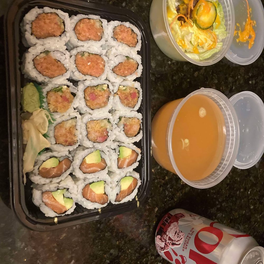 Maluken & Sushi Express - Spicy tuna, spicy yellowtail, and salmon avocado - Sushi Bars Near Me - Brookline, Massachusetts Maluken & Sushi Express - Spicy tuna, spicy yellowtail, and salmon avocado - Sushi Bars Near Me - Brookline, Massachusetts