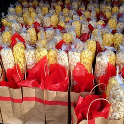 Daddy's Dough Cookies - Partnership with Mosby's Popcorn to create holiday gift bags for a customer.