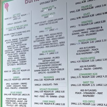 Burkes Dairy Bar - Burkes icecream menu - Ice Cream & Frozen Yogurt Near Me - Pine Grove, Pennsylvania Burkes Dairy Bar - Burkes icecream menu - Ice Cream & Frozen Yogurt Near Me - Pine Grove, Pennsylvania