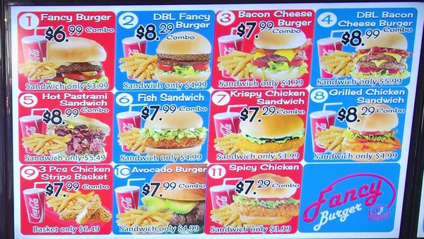 Menu photo 2 Fancy Burger Fresno, CA Menu photo 2 Fancy Burger Fresno, CA