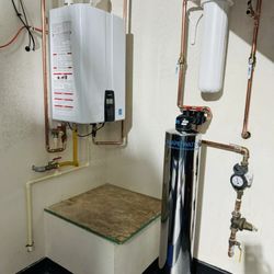 Agape Waters Tankless Water Heaters & Custom Water Filtration - Our new tankless water heater and water filter & conditioning system