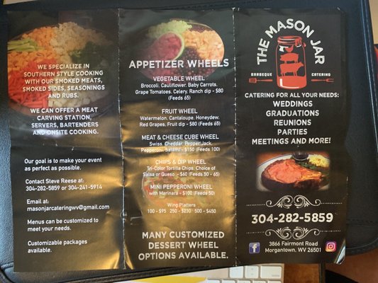 Menu photo 1 The Mason Jar Morgantown, WV Menu photo 1 The Mason Jar Morgantown, WV