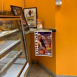 La Baguette Divine Bakery - Local ads for bands coming, fun