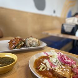 SeD Cocina - Chile Relleno Burrito and 2 Piece Taco de Papa