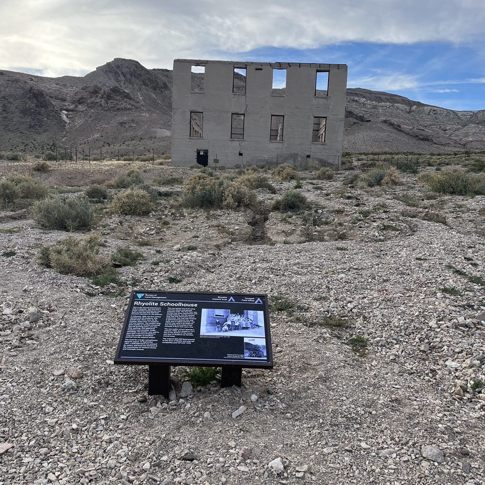 Rhyolite Ghost Town - The old school - Landmarks & Historical Buildings Near Me - Beatty, Nevada Rhyolite Ghost Town - The old school - Landmarks & Historical Buildings Near Me - Beatty, Nevada