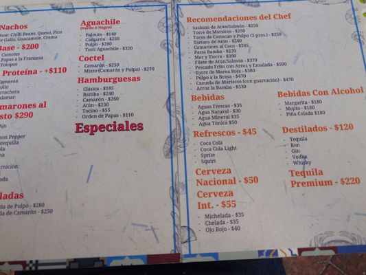 Menu photo 4 La Bamba Cancún, ROO