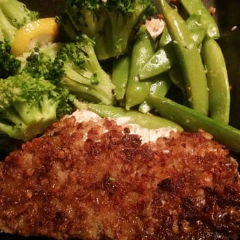 Nat's On Maple - Pecan crusted white fish. So good but couldn't finish, ample helping!! - American Near Me - Sycamore, Illinois Nat's On Maple - Pecan crusted white fish. So good but couldn't finish, ample helping!! - American Near Me - Sycamore, Illinois