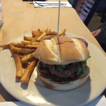 Local Eatery & Pub - Lamb burger. Needed more of the toppings. - Pubs Near Me - Westfield, Indiana