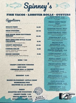 Menu photo 4 Spinneys Restaurant & Lodging Phippsburg, ME Menu photo 4 Spinneys Restaurant & Lodging Phippsburg, ME