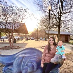 Smithfield Community Park - Dinosaur climb/sit take a pic