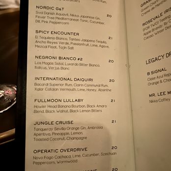 Rosevale Cocktail Room - Cocktail Bars Near Me - New York, New York Rosevale Cocktail Room - Cocktail Bars Near Me - New York, New York