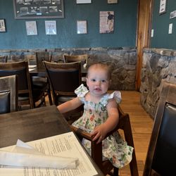 Roscoe Mountain Club - She likes this place and met a friendly dog named potato.