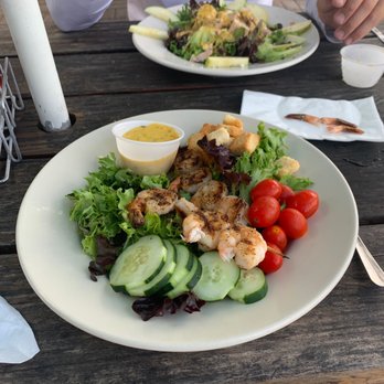 Aunt Kate's - Aunt Kate's salad with grilled shrimp - American Near Me - Saint Augustine, Florida