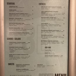Menu Menu