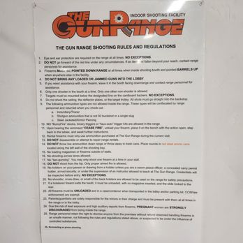 The Gun Range - House rules - Gun/Rifle Ranges Near Me - North Highlands, California The Gun Range - House rules - Gun/Rifle Ranges Near Me - North Highlands, California