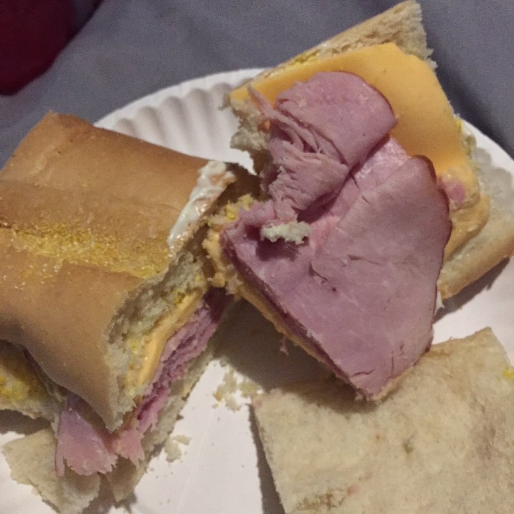 Fake ham and cheese sandwich Fake ham and cheese sandwich