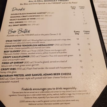Firebirds Wood Fired Grill - Drinks and Bar Bites - Steakhouses Near Me - Dania Beach, Florida Firebirds Wood Fired Grill - Drinks and Bar Bites - Steakhouses Near Me - Dania Beach, Florida