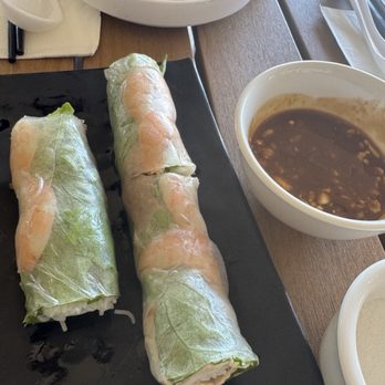 Pho Kim Long - Pork and shrimp spring roll (comes in 2 pieces, we ordered 2 so we got a total of 4, I just ate one before I took my picture) - Vietnamese Near Me - San Jose, California Pho Kim Long - Pork and shrimp spring roll (comes in 2 pieces, we ordered 2 so we got a total of 4, I just ate one before I took my picture) - Vietnamese Near Me - San Jose, California