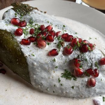 Liberty Bar - Chili Relleno en Nogada (walnut sauce) - American Near Me - San Antonio, Texas