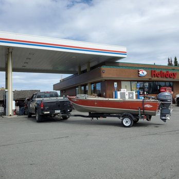 Circle K - a boat on a trailer in front of a gas station - Convenience Stores Near Me - Kenai, Alaska Circle K - a boat on a trailer in front of a gas station - Convenience Stores Near Me - Kenai, Alaska