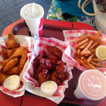 Misty Dog Grill - Order of Wings and Sweet Potato Fries - Hot Dogs Near Me - Niagara Falls, New York Misty Dog Grill - Order of Wings and Sweet Potato Fries - Hot Dogs Near Me - Niagara Falls, New York