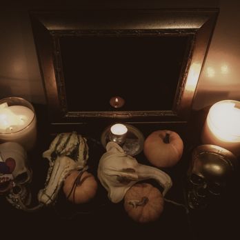 The Alibi Tent - Samhain altar - Supernatural Readings Near Me The Alibi Tent - Samhain altar - Supernatural Readings Near Me