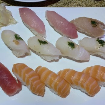 Akaihi - Happy Hour: yellowtail, white tuna, escolar, tuna, salmon - Japanese Near Me - Spring, Texas