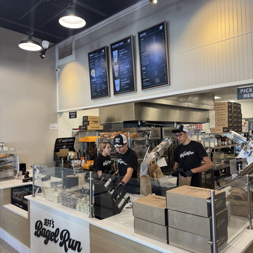 Jeff's Bagel Run - Order counter - Bagels Near Me - Boca Raton, Florida Jeff's Bagel Run - Order counter - Bagels Near Me - Boca Raton, Florida