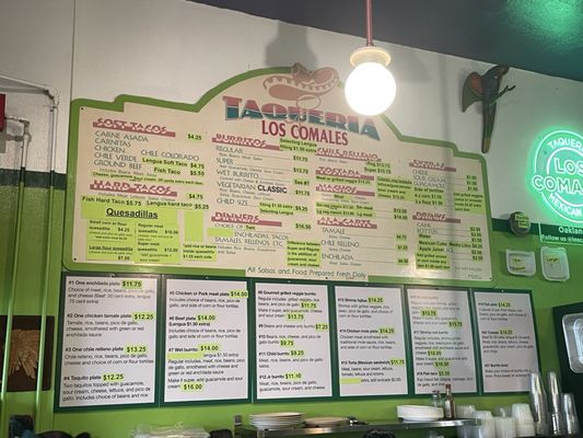 Menu photo 1 Taqueria Los Comales Oakland, CA