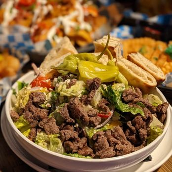 Budweiser Brickhouse Tavern - Greek Salad - Sports Bars Near Me - Chicago, Illinois