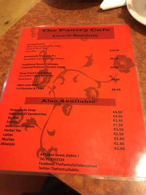Menu photo 3 The Pantry Dublin, D