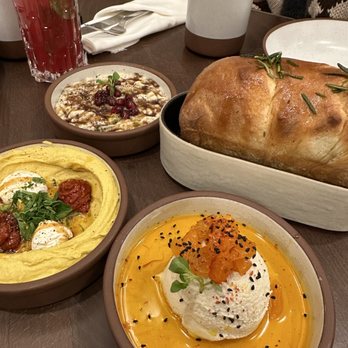 Anixi - Choice of 3 Dip Mezze - Vegan Near Me - New York, New York