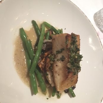 Arnette's Chop Shop - Halibut with green beans and shrooms - delish! - Steakhouses Near Me - Brookhaven, Georgia