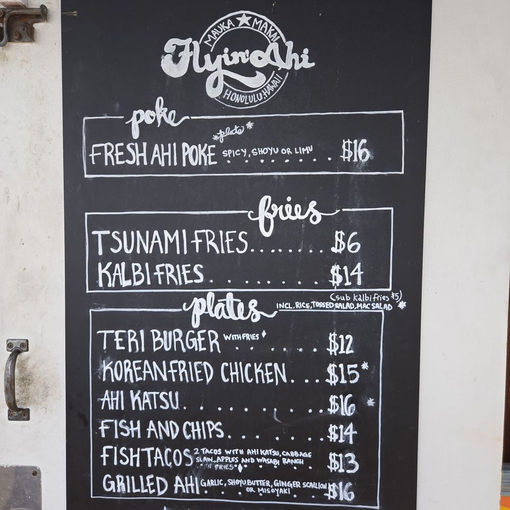 Flyin Ahi - This place rocks ! - Seafood Near Me - Kaneohe, Hawaii Flyin Ahi - This place rocks ! - Seafood Near Me - Kaneohe, Hawaii