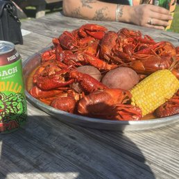 5lb plate of Crawfish. Easily feeds 2 5lb plate of Crawfish. Easily feeds 2