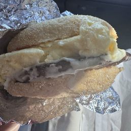 Sausage, Egg & Cheese Sandwich Sausage, Egg & Cheese Sandwich