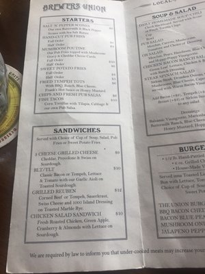 Menu photo 6 The 3 Legged Crane Pub and Brewhouse Oakridge, OR Menu photo 6 The 3 Legged Crane Pub and Brewhouse Oakridge, OR