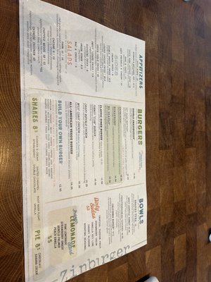 Menu photo 1 Zinburger Scottsdale, AZ Menu photo 1 Zinburger Scottsdale, AZ