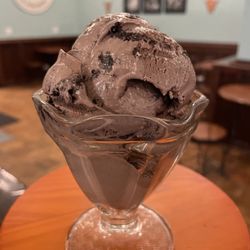 Brown Cow Ice Cream Parlor - Triple chocolate ice cream