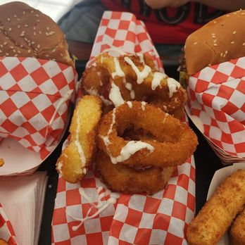 Gourmet Burger - Onion Rings - Burgers Near Me - Santa Ana, California