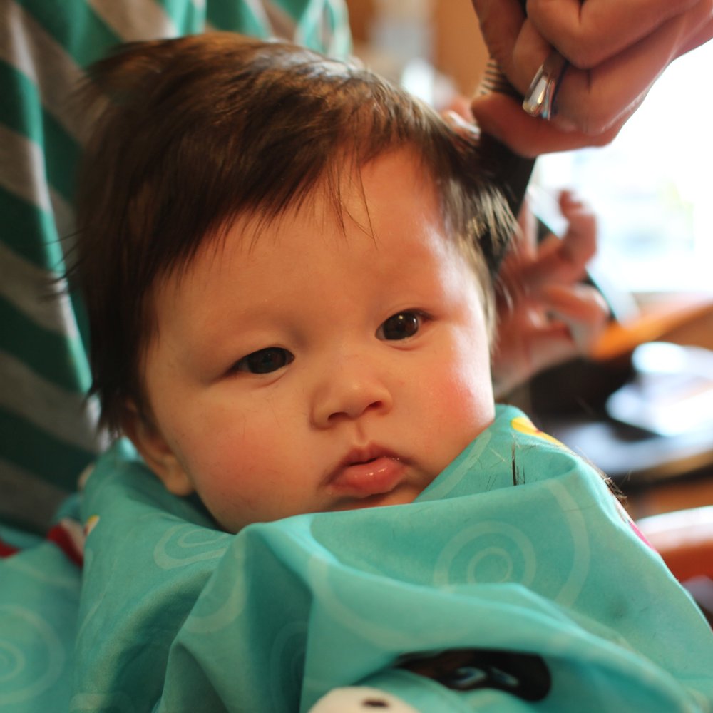 Mitri Hair Studio - Mark giving my daughter her first haircut - Hair Salons Near Me - Santa Clara, California Mitri Hair Studio - Mark giving my daughter her first haircut - Hair Salons Near Me - Santa Clara, California