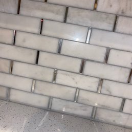 Marble kitchen backsplash tiles