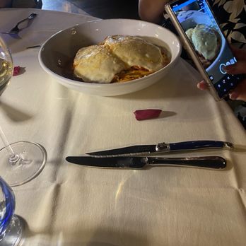 Andreas Prime Steaks and Seafood - Chicken Parmesan-- so much food, but worth it - Steakhouses Near Me - Allen, Texas