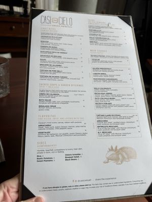 Menu photo 1 Casi Cielo Atlanta, GA