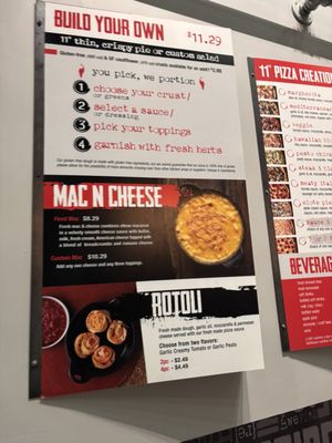 Menu photo 2 Fired Pie Scottsdale, AZ
