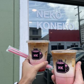 Neko Koneko - Their BLACKPINK drink special - Coffee & Tea Near Me - Honolulu, Hawaii